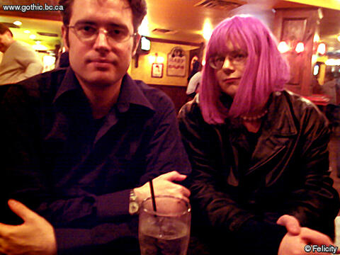 Ryan and Felicity at the first Richmond Goth Elysium