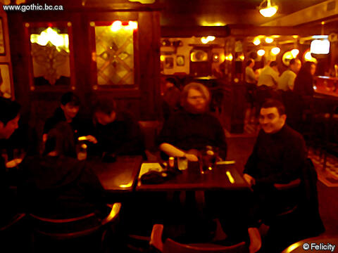 Lily, Dan, Lin, Ryan, Fruvous, and Joe at Elysium Tuesday 29 March 2005