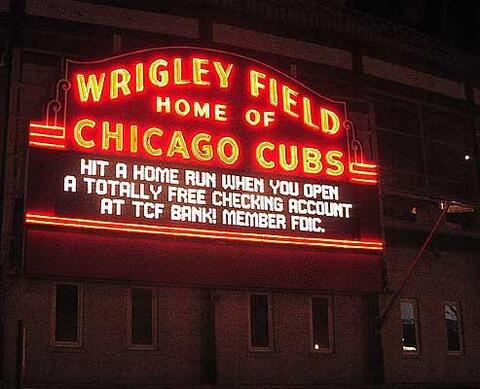 Wrigley Field from the Goth Bus