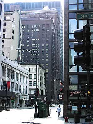 The Monadnock Building from State St.